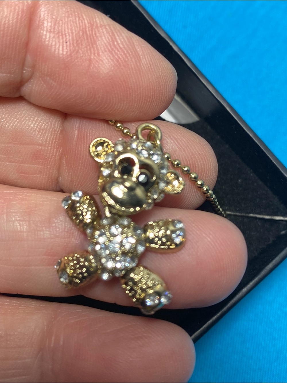Gold Monkey Crystal Pendant Necklace - Women Jewelry Necklaces